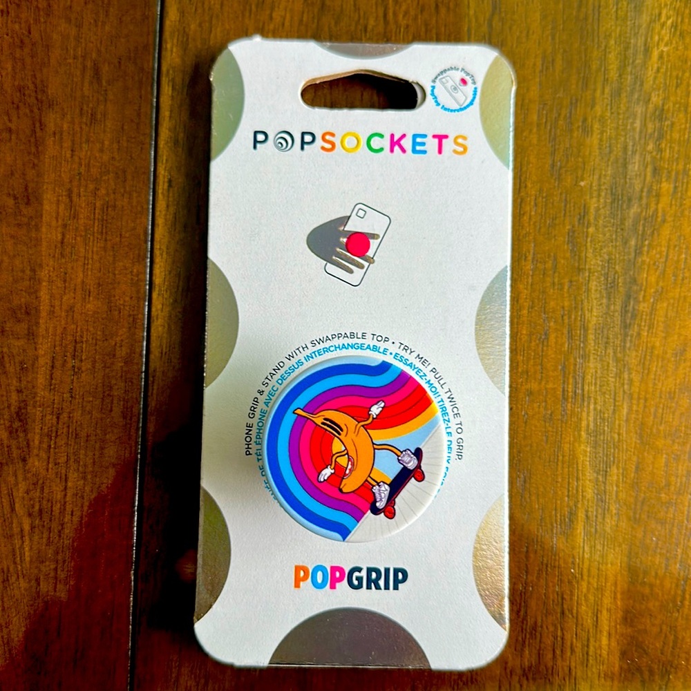 🌸3/$12, Popsockets, phone accessory with banana new